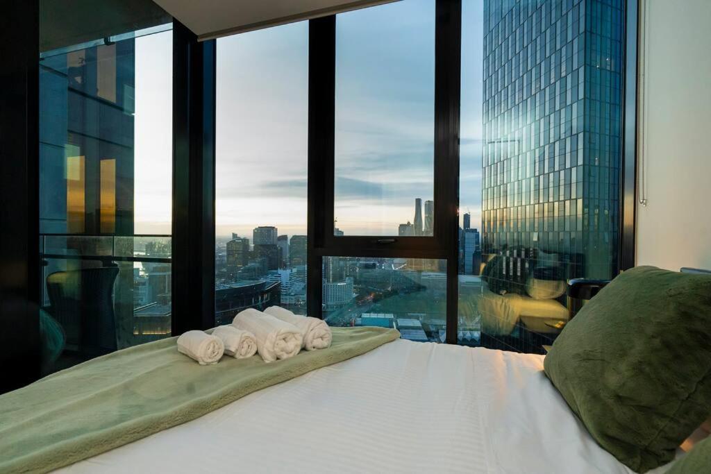 Luxe Haven - 42Nd Floor Panoramic City Views Melburne Exterior foto