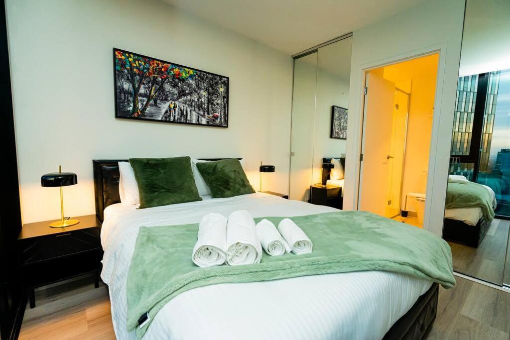 Luxe Haven - 42Nd Floor Panoramic City Views Melburne Exterior foto